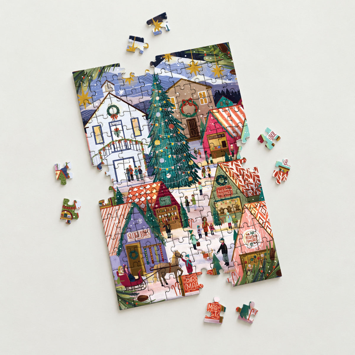 Christmas Market 150 Pc Mini Puzzle