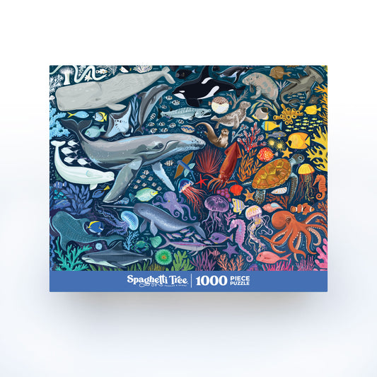 Ocean Creatures 1000 Pc Puzzle