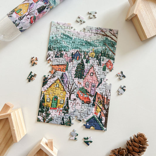Snowy and Bright 150 Pc Mini Puzzle
