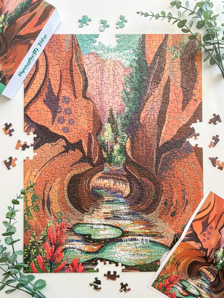 Zion Wilderness 500 Piece Zion National Park Utah Puzzle