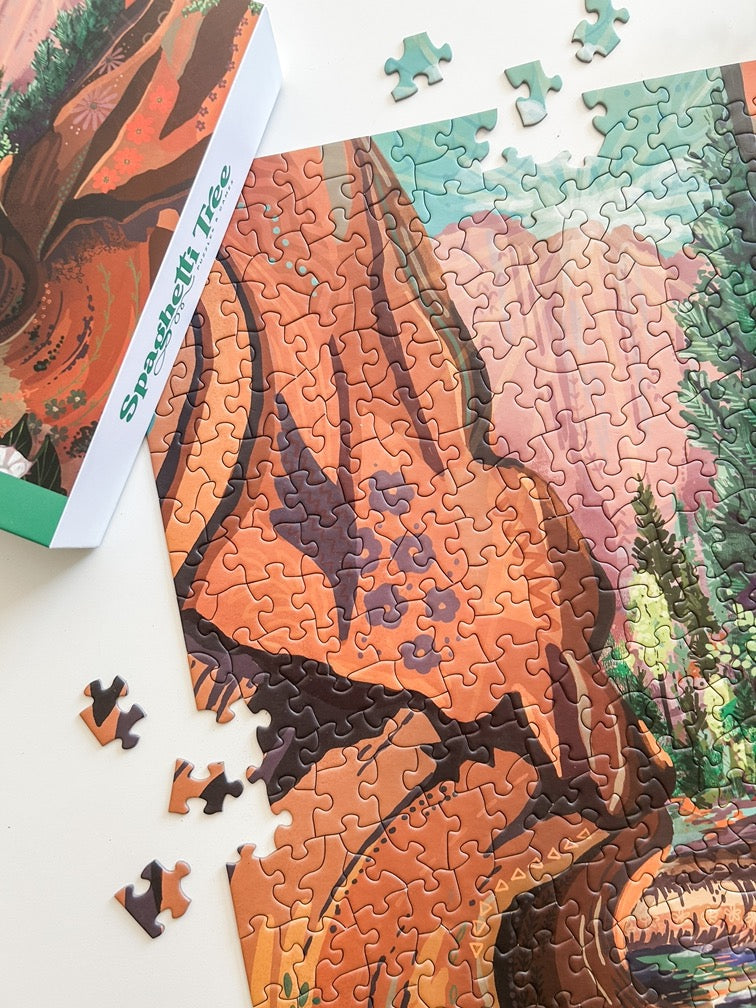Zion Wilderness 500 Piece Zion National Park Utah Puzzle