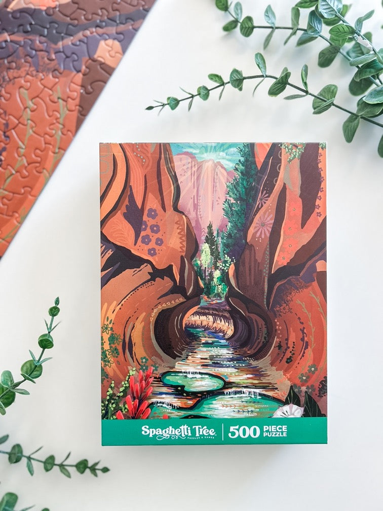 Zion Wilderness 500 Piece Zion National Park Utah Puzzle