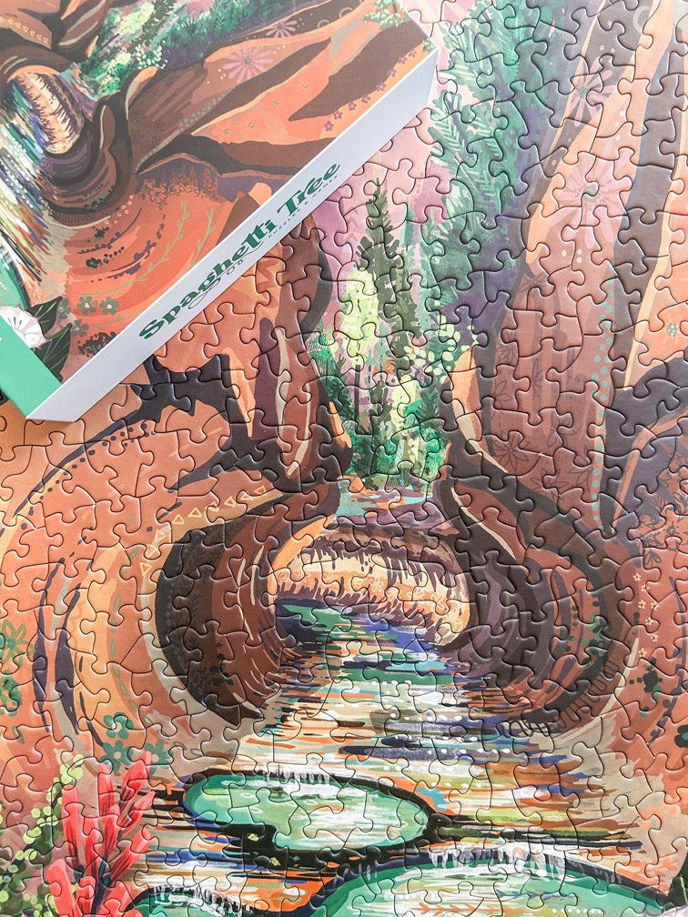 Zion Wilderness 500 Piece Zion National Park Utah Puzzle