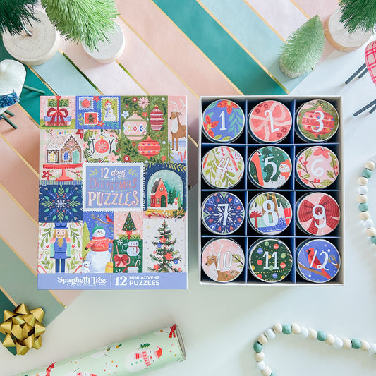 12 Days of Christmas Puzzles—Advent Set