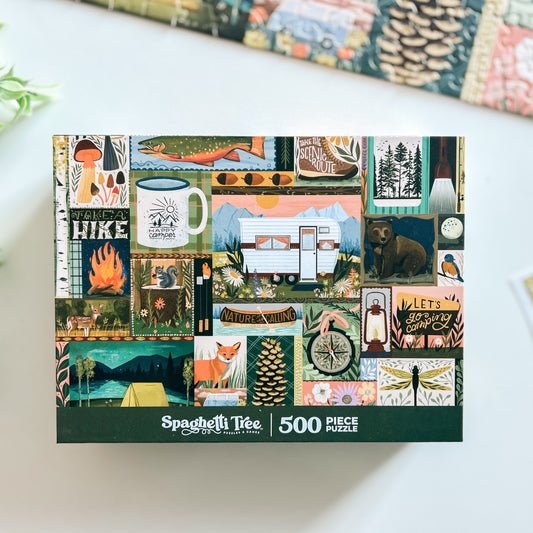 Let's Go Camping 500 Pc Puzzle