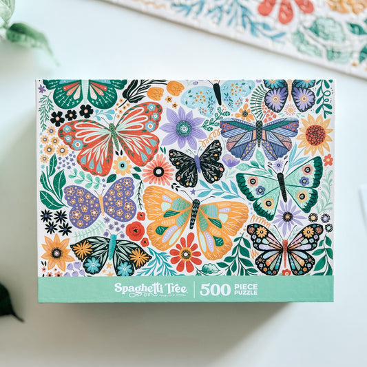 Butterfly Bouquet 500 Pc Puzzle