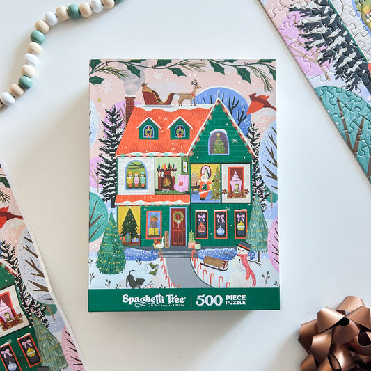 Home for the Holidays 500 Piece Puzzle
