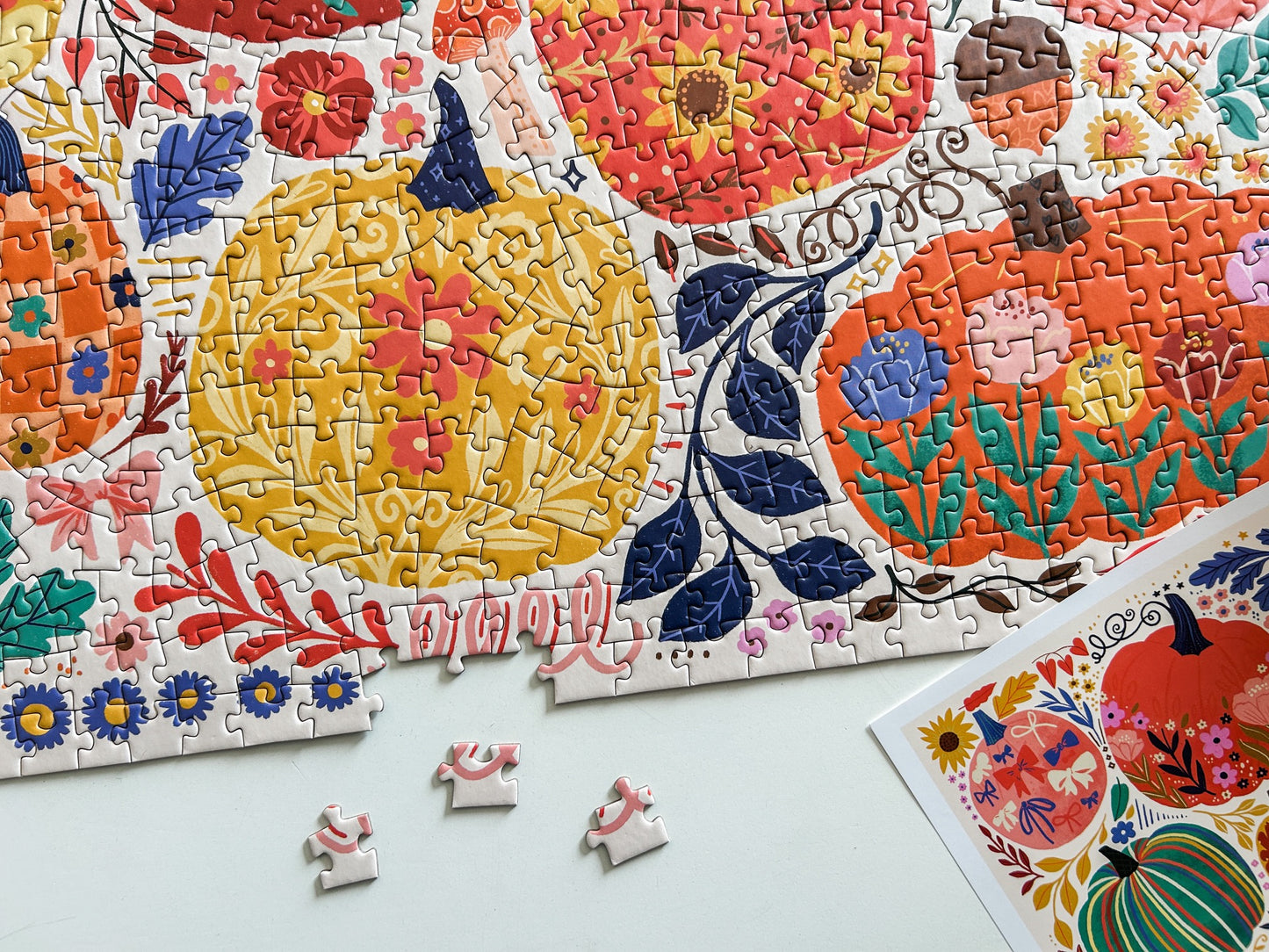 Patchwork Pumpkins 1000 Pc Puzzle