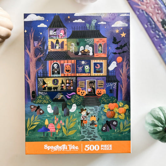 Spooky Manor 500 Piece Halloween Puzzle