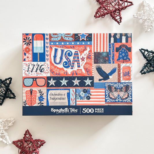 *PREORDER* Red, White & Blue 500 Pc Puzzle
