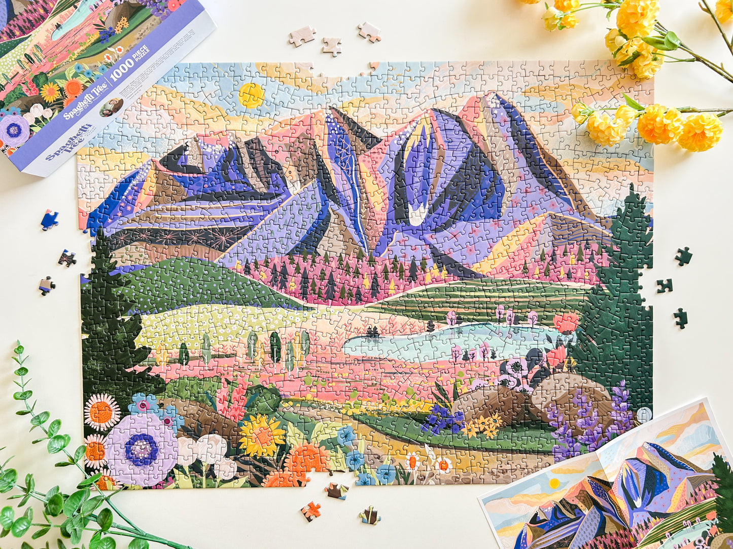 Mountains & Valleys 1000 Pc Puzzle *DAMAGED BOX*