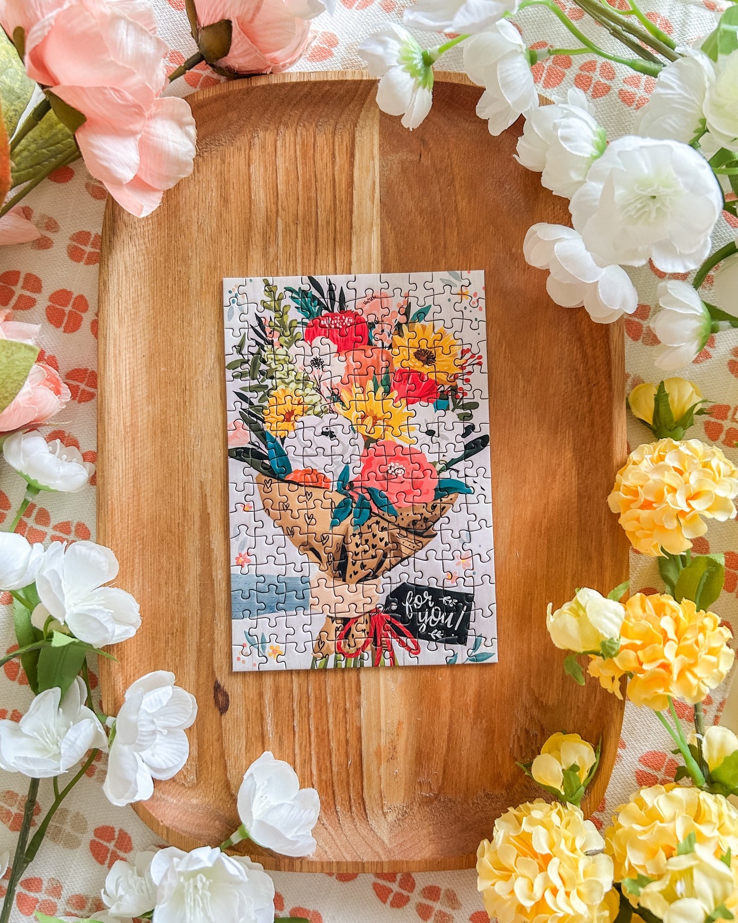 Flowers for You 150 Pc Mini Puzzle