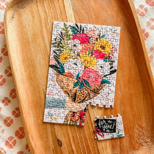 Flowers for You 150 Pc Mini Puzzle
