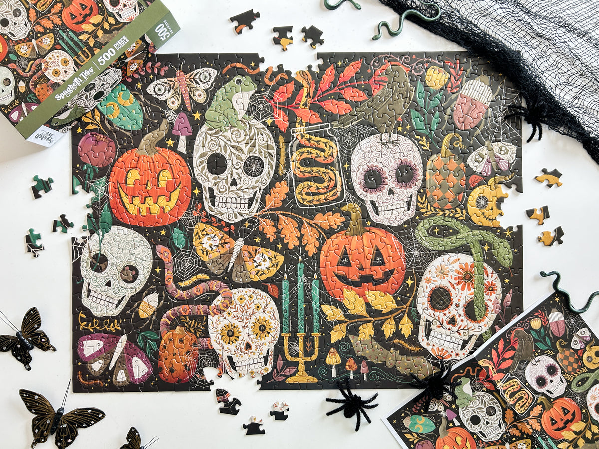 Creepy Crawlies 500 Piece Halloween Puzzle *DAMAGED BOX*