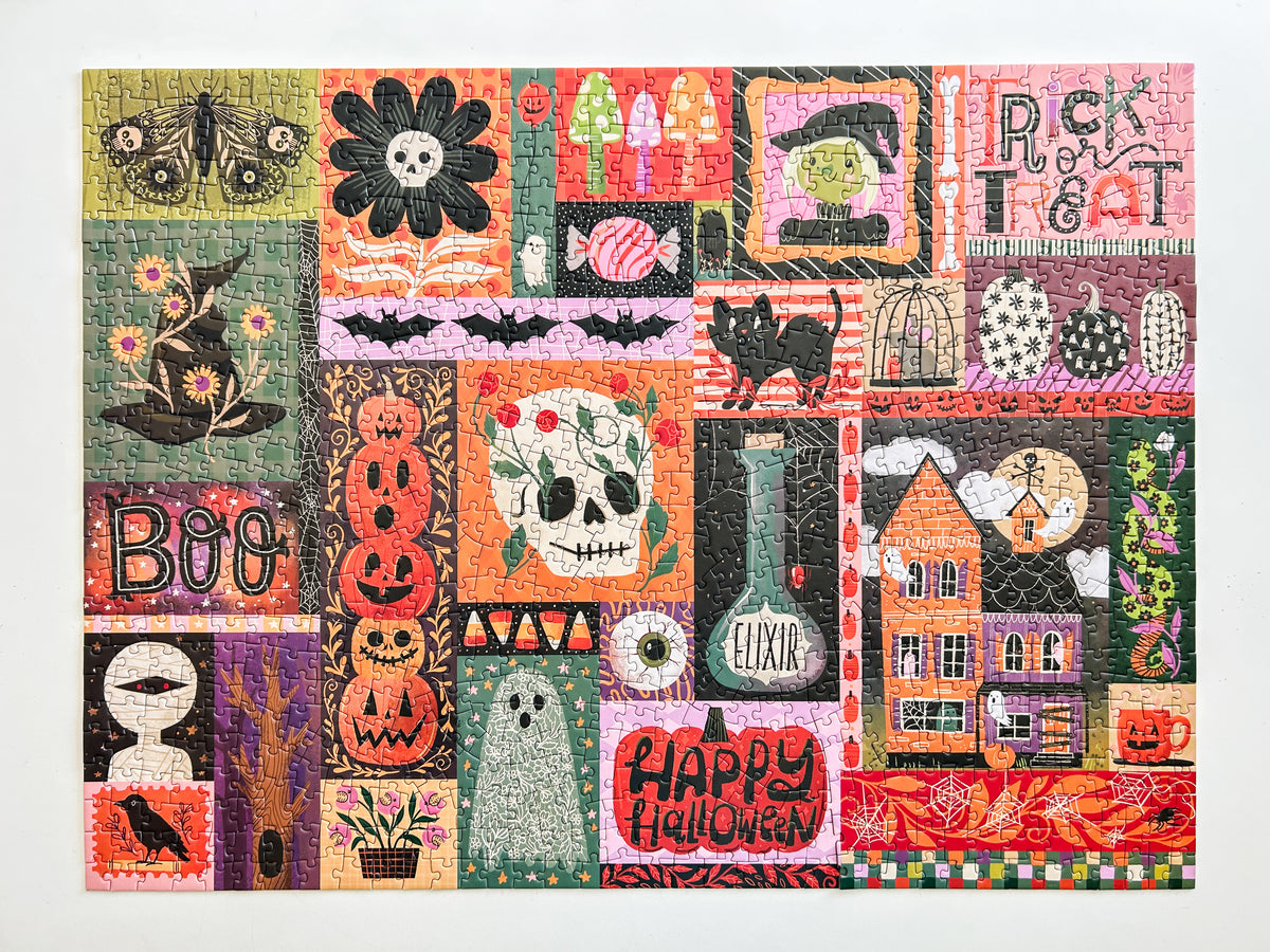 Happy Halloween 1000 Pc Puzzle *DAMAGED BOX*
