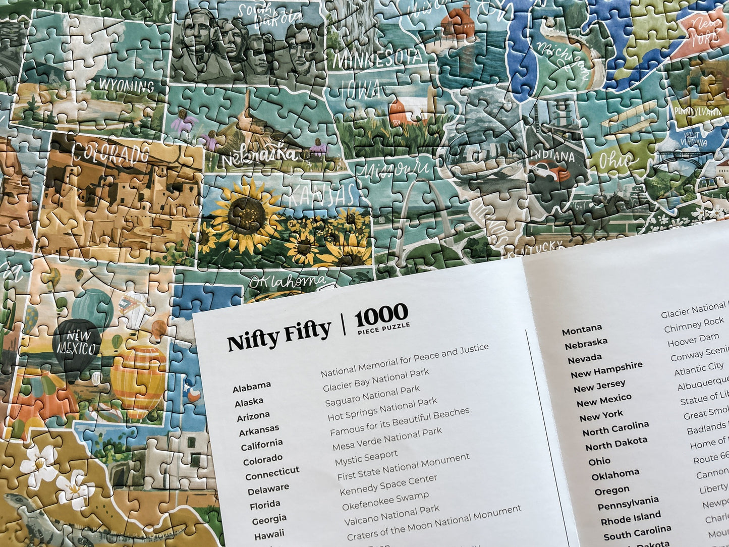 Nifty Fifty 1000 Pc Puzzle