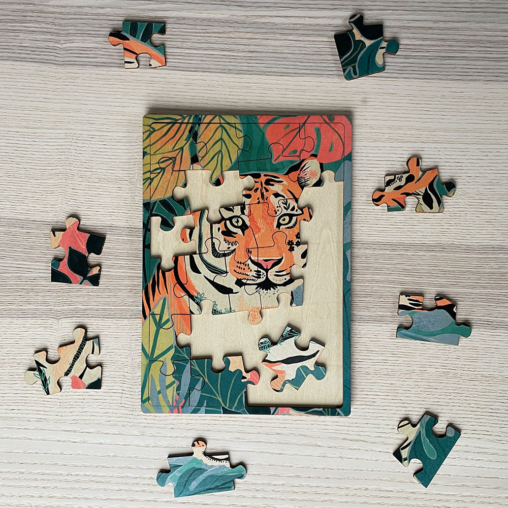 Jungle Cat Wood Puzzle