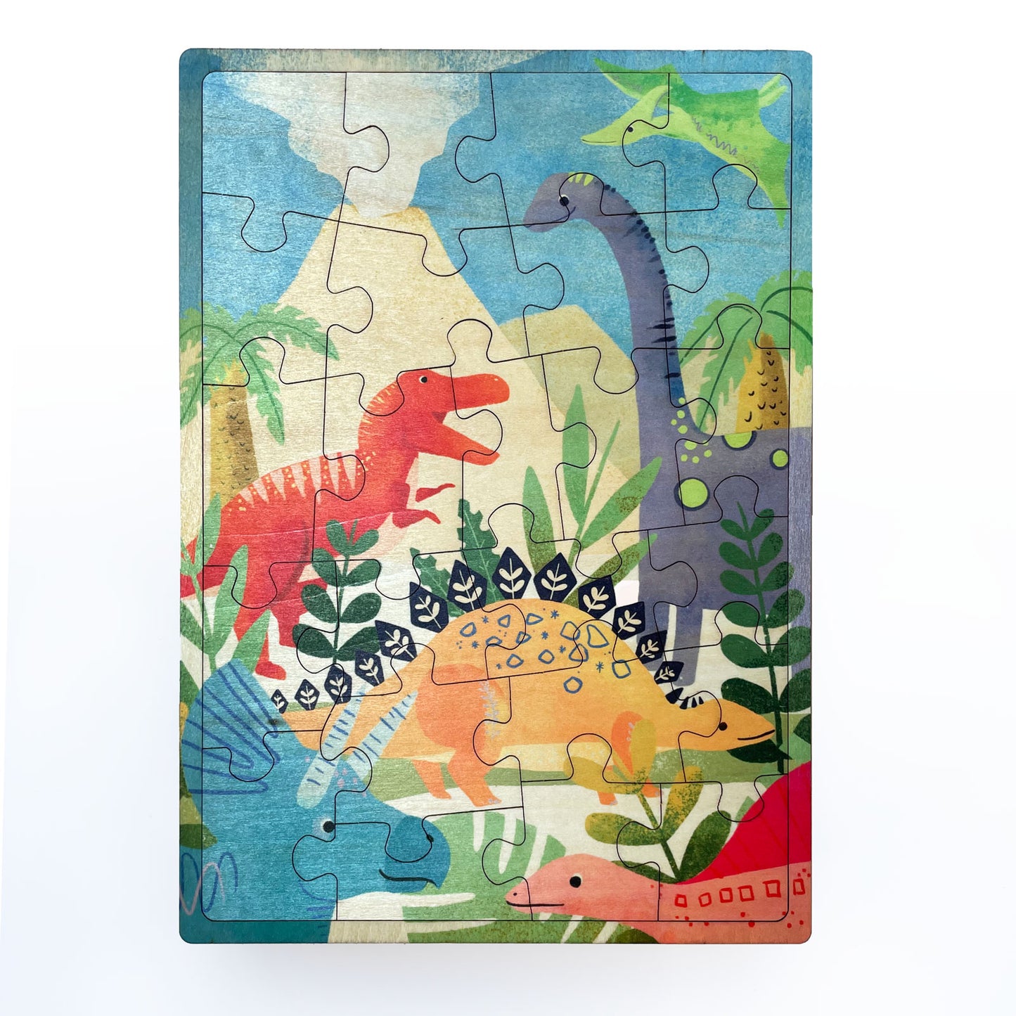 Jurassic Pals Wood Puzzle