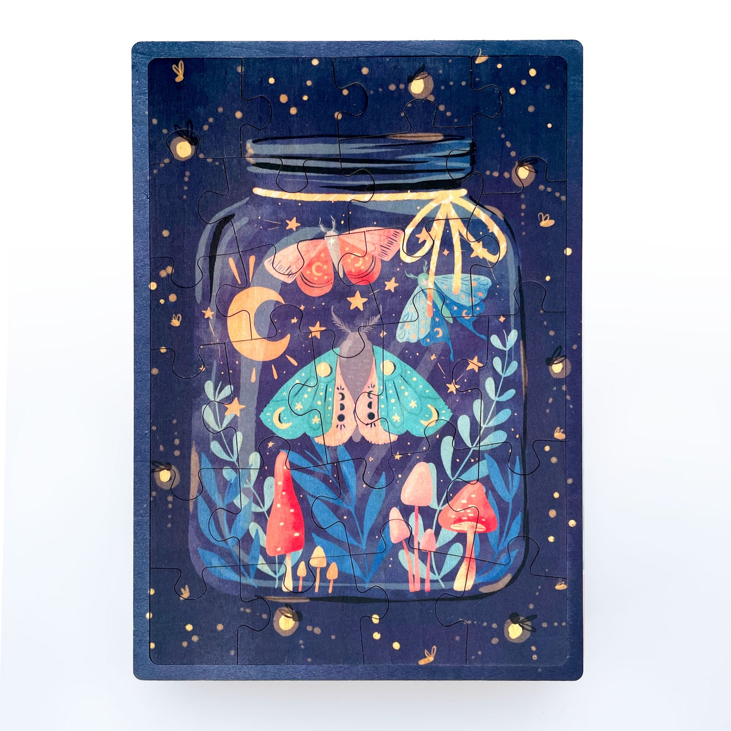Mystic Moths 24 Pc Wood Puzzle