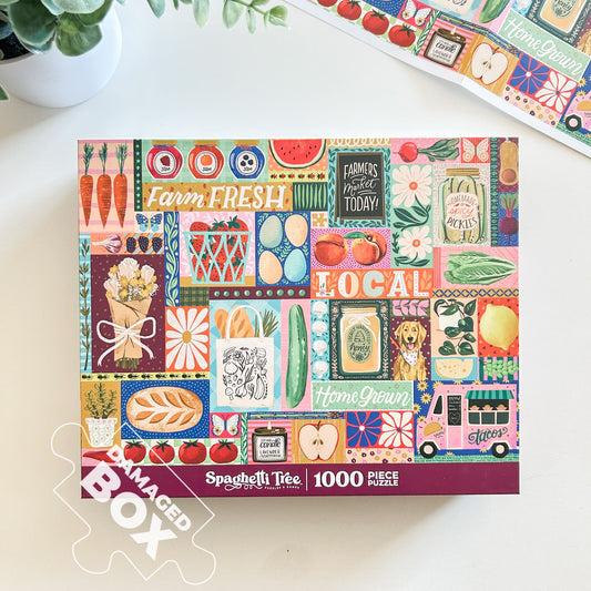 Farmers Market 1000 Pc Puzzle *DAMAGED BOX*