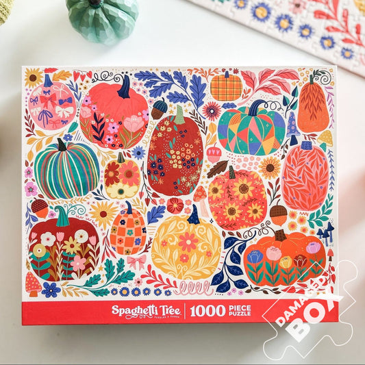 Patchwork Pumpkins 1000 Pc Puzzle *DAMAGED BOX*