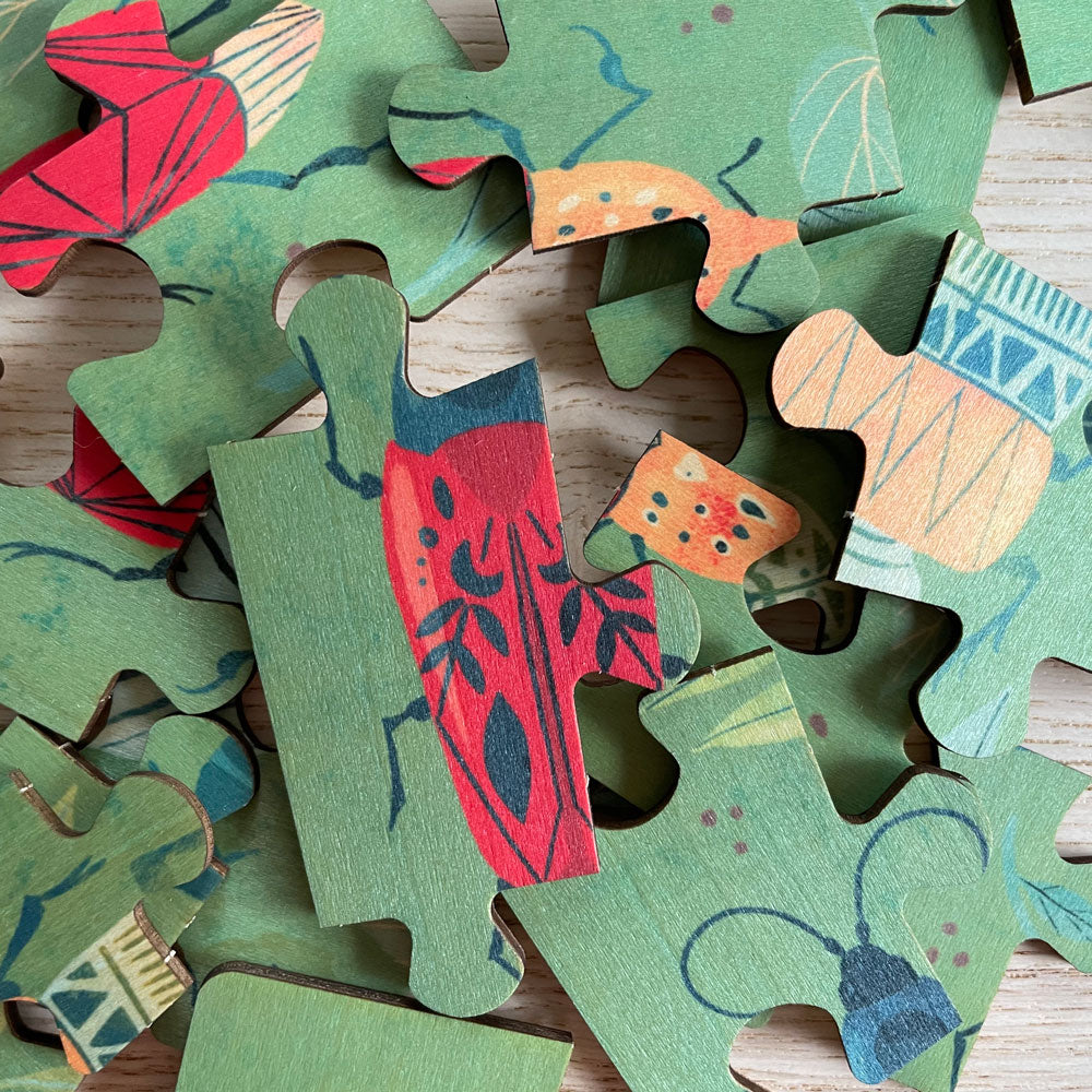Beetle Mosaic 24 Pc Wood Puzzle