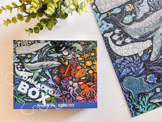 Ocean Creatures 1000 Pc Puzzle *DAMAGED BOX*