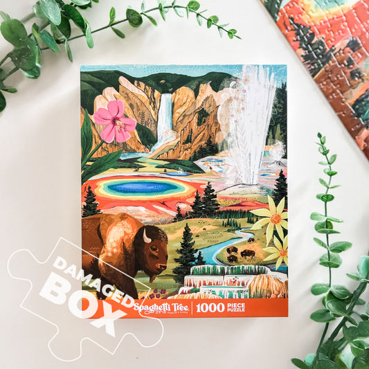 Yellowstone 1000 Pc Puzzle *DAMAGED BOX*