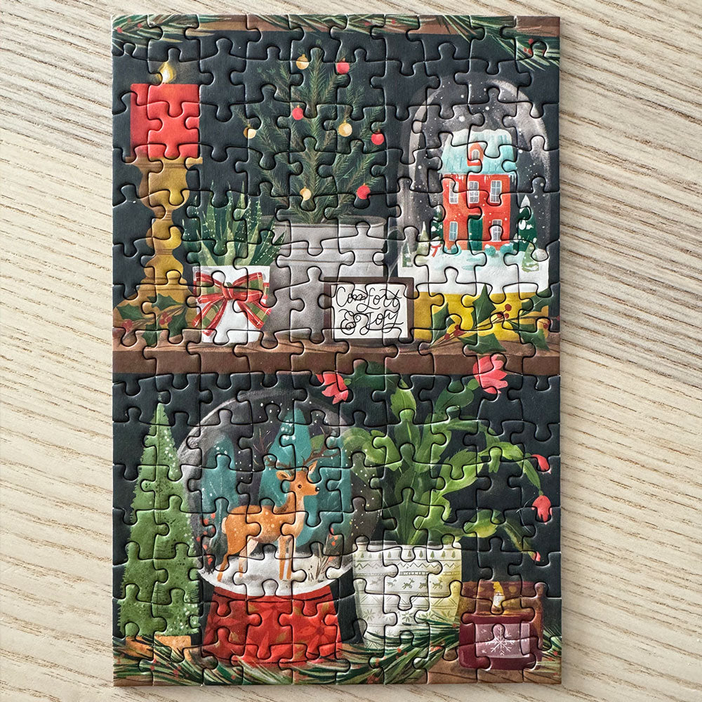 Deck the Shelves 150 Pc Mini Puzzle