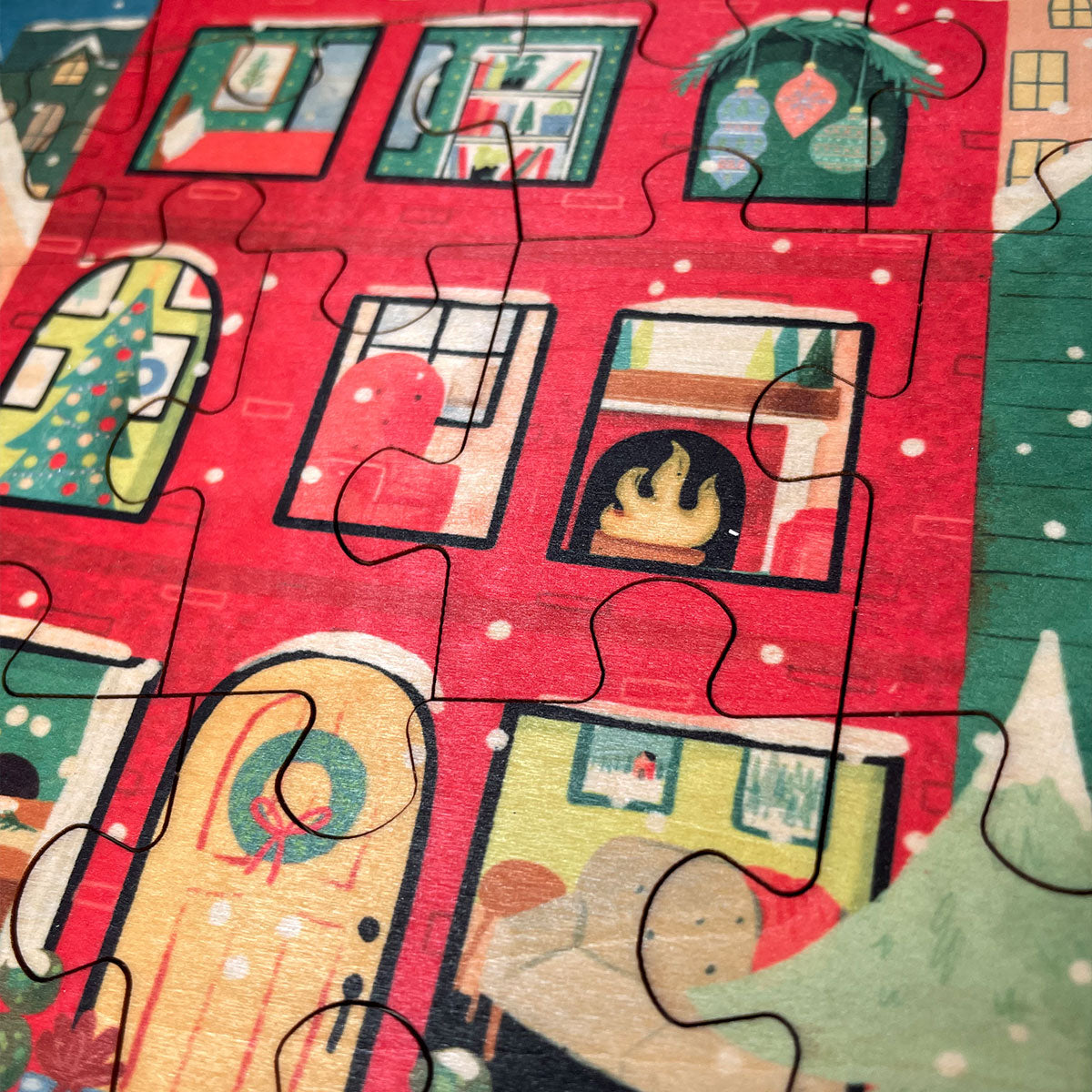 Holiday Home 24 Pc Wood Puzzle