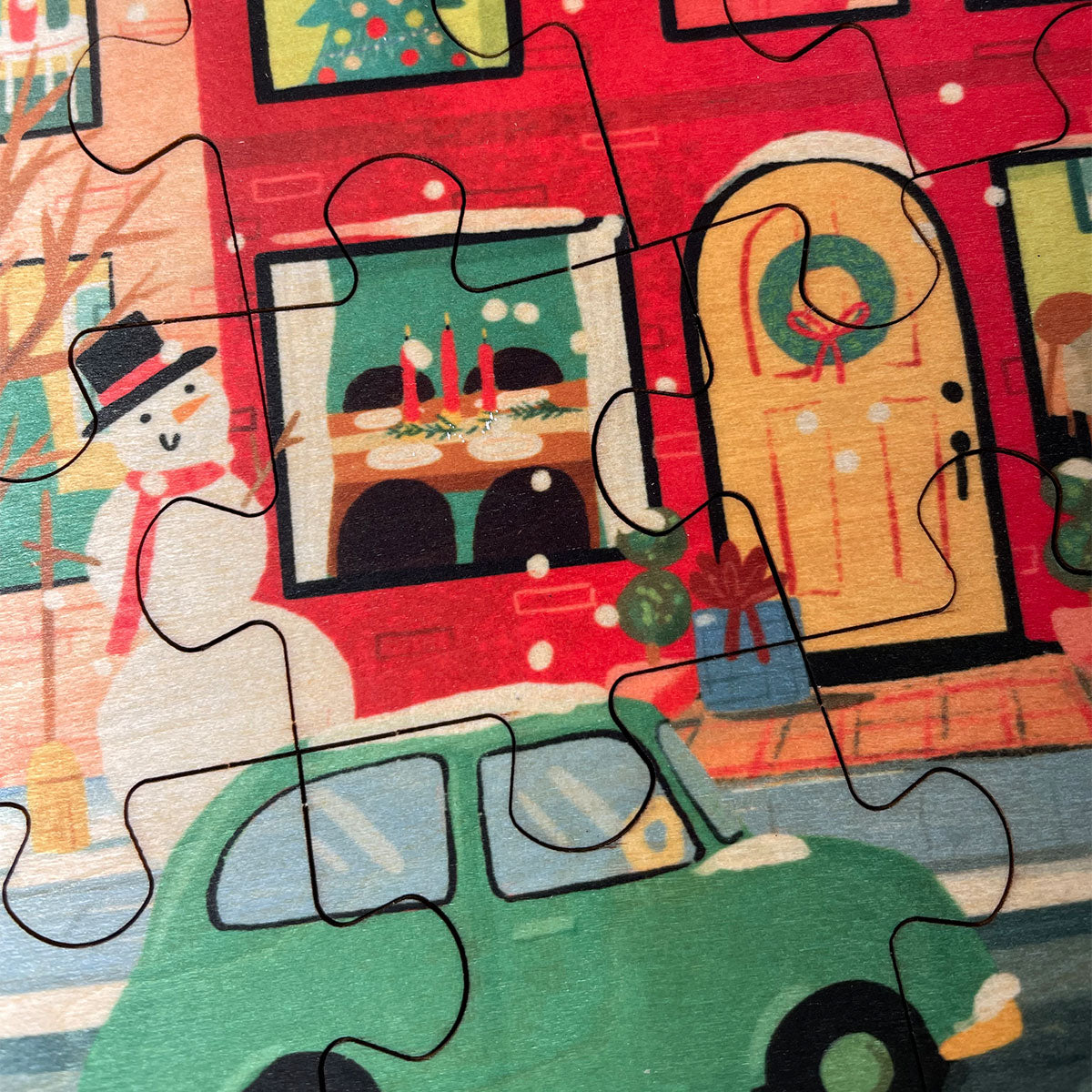 Holiday Home 24 Pc Wood Puzzle