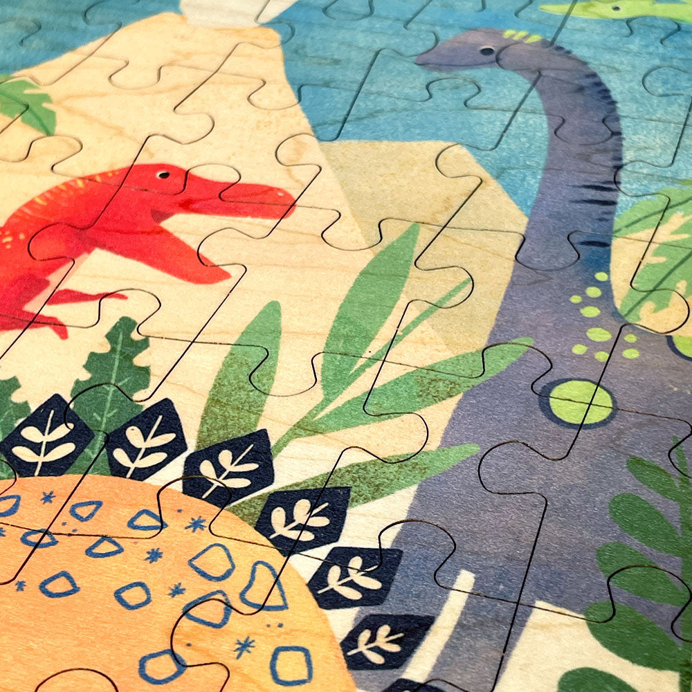 Jurassic Pals Wood Puzzle