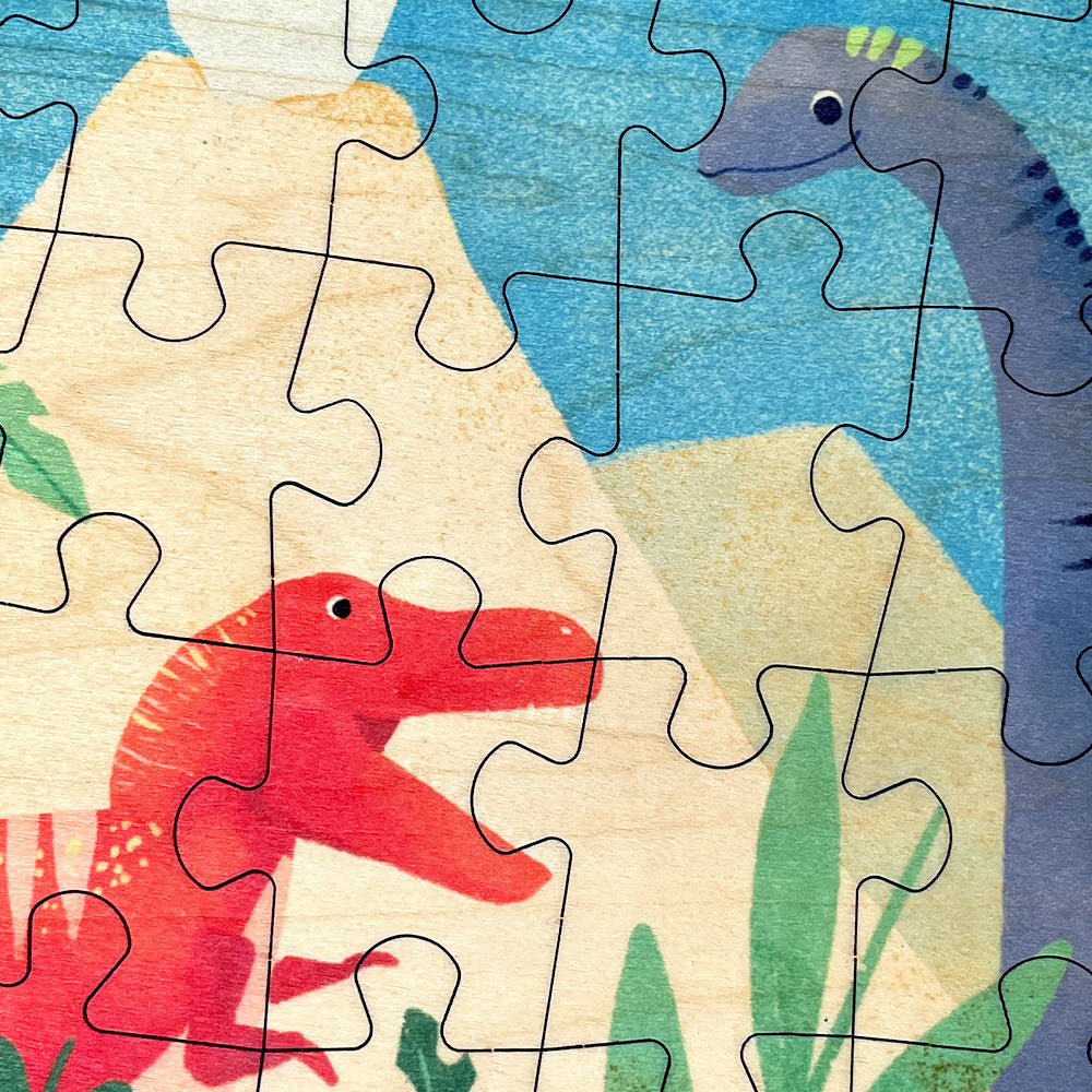 Jurassic Pals Wood Puzzle