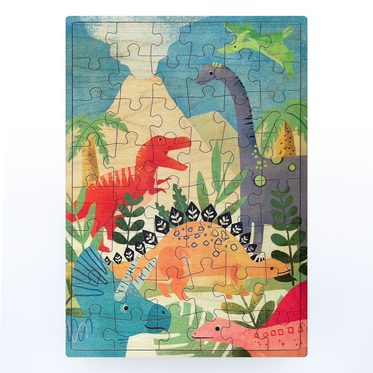 Jurassic Pals Wood Puzzle