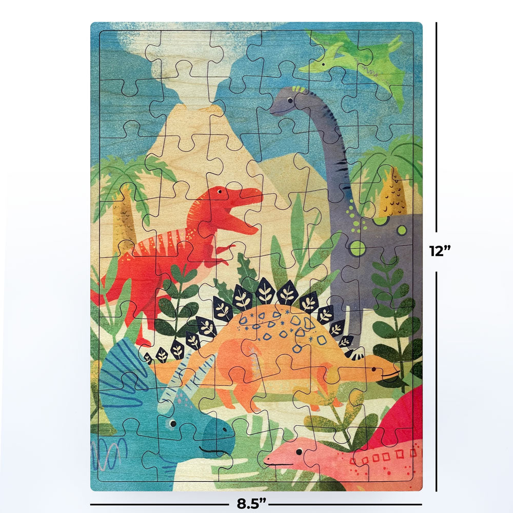 Jurassic Pals Wood Puzzle