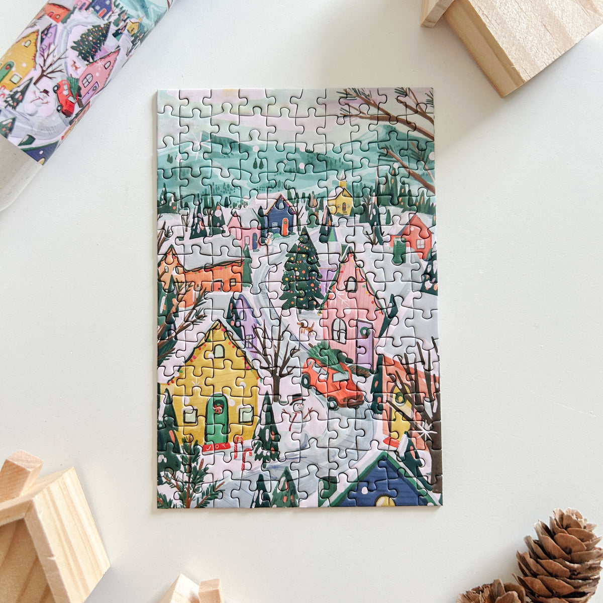 Snowy and Bright 150 Pc Mini Puzzle