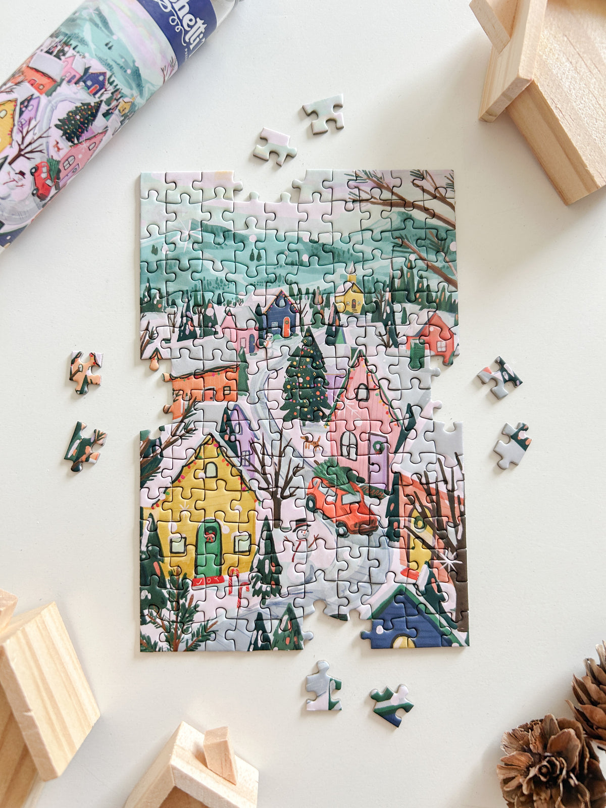 Snowy and Bright 150 Pc Mini Puzzle