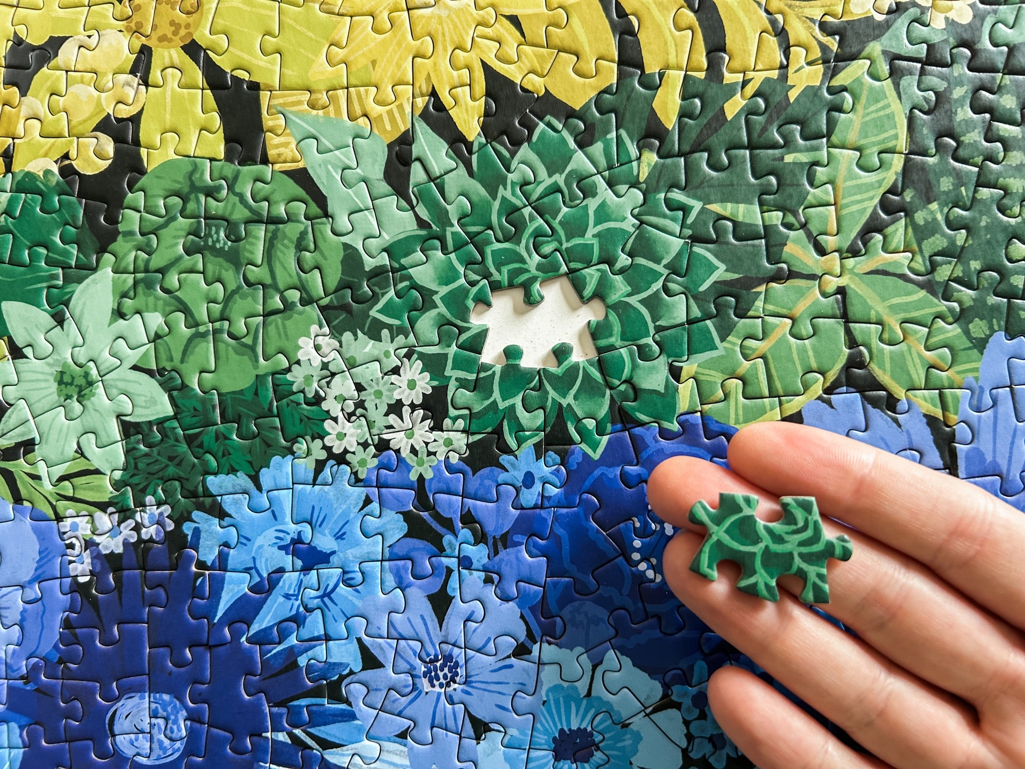 Rainbow Garden 1000 Pc Puzzle – Spaghetti Tree Puzzles and Games