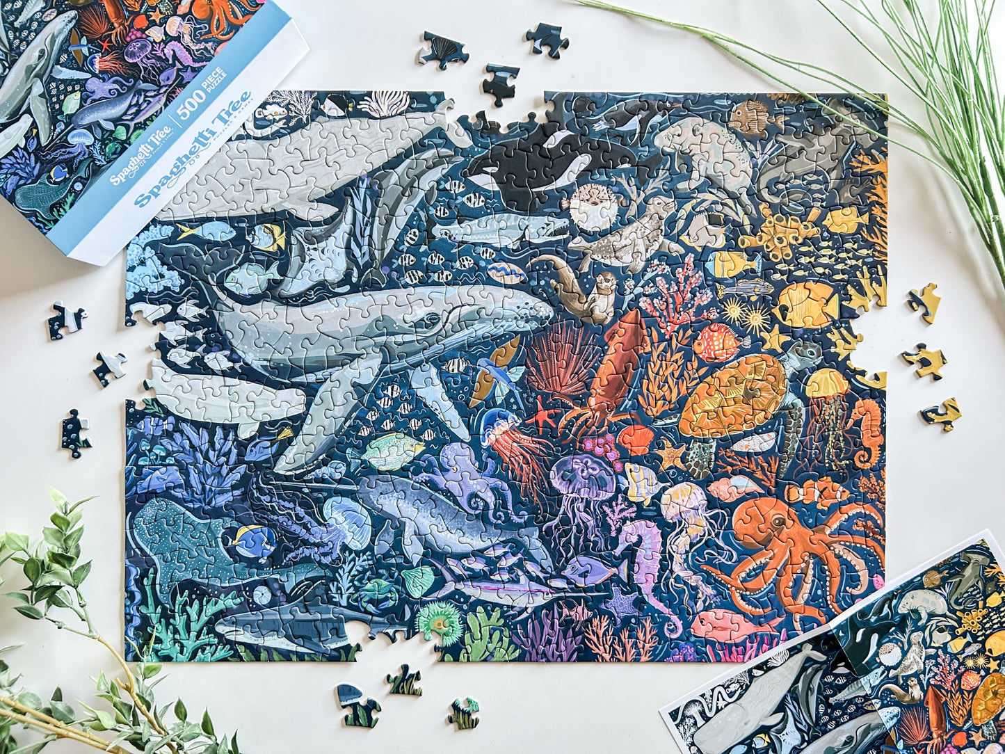 Ocean Creatures 500 Pc Puzzle *DAMAGED BOX*