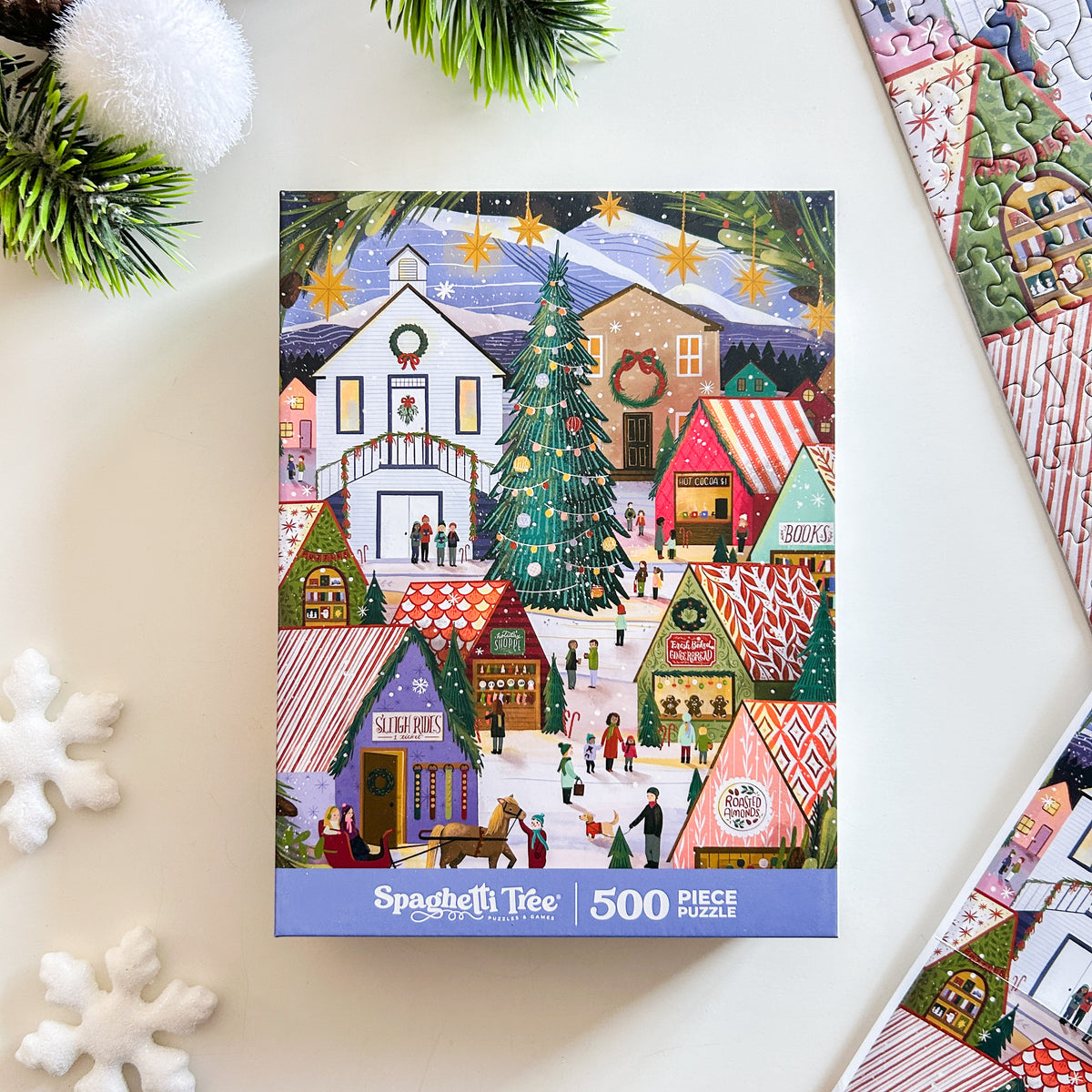 Christmas Market 500 Piece Puzzle