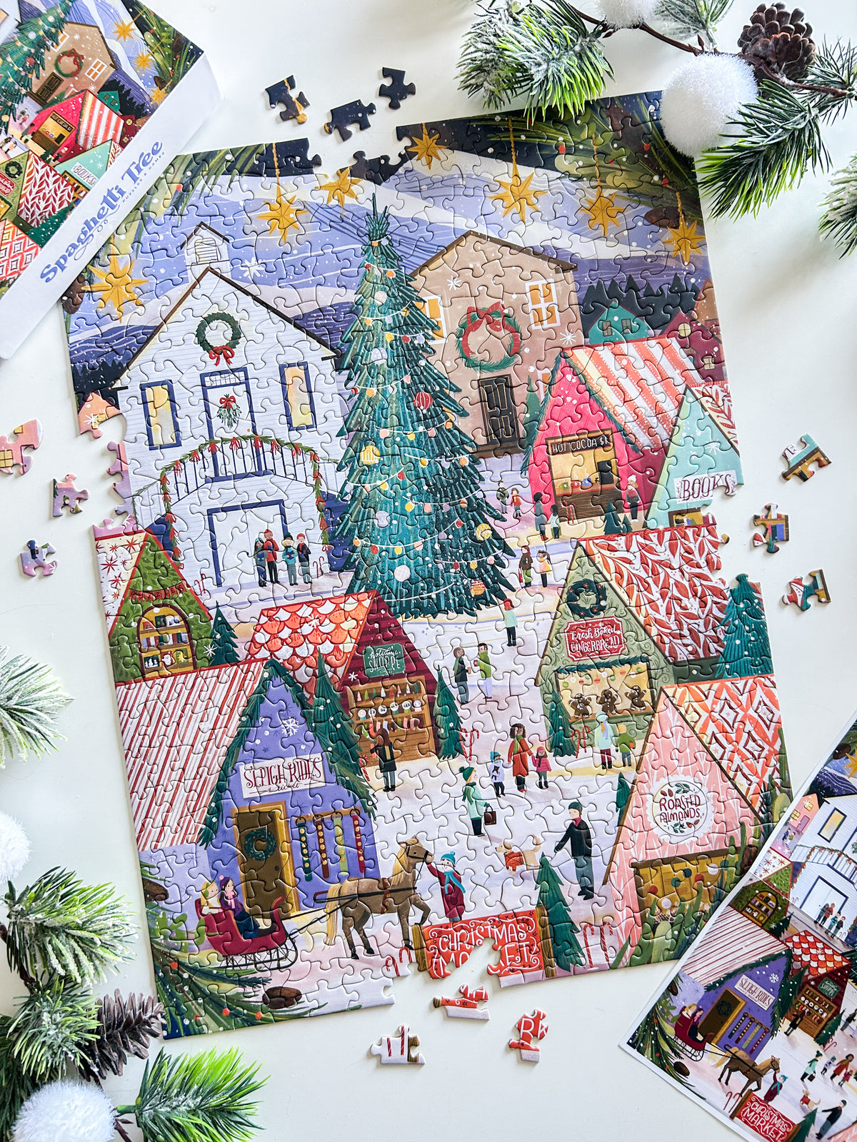 Christmas Market 500 Piece Puzzle