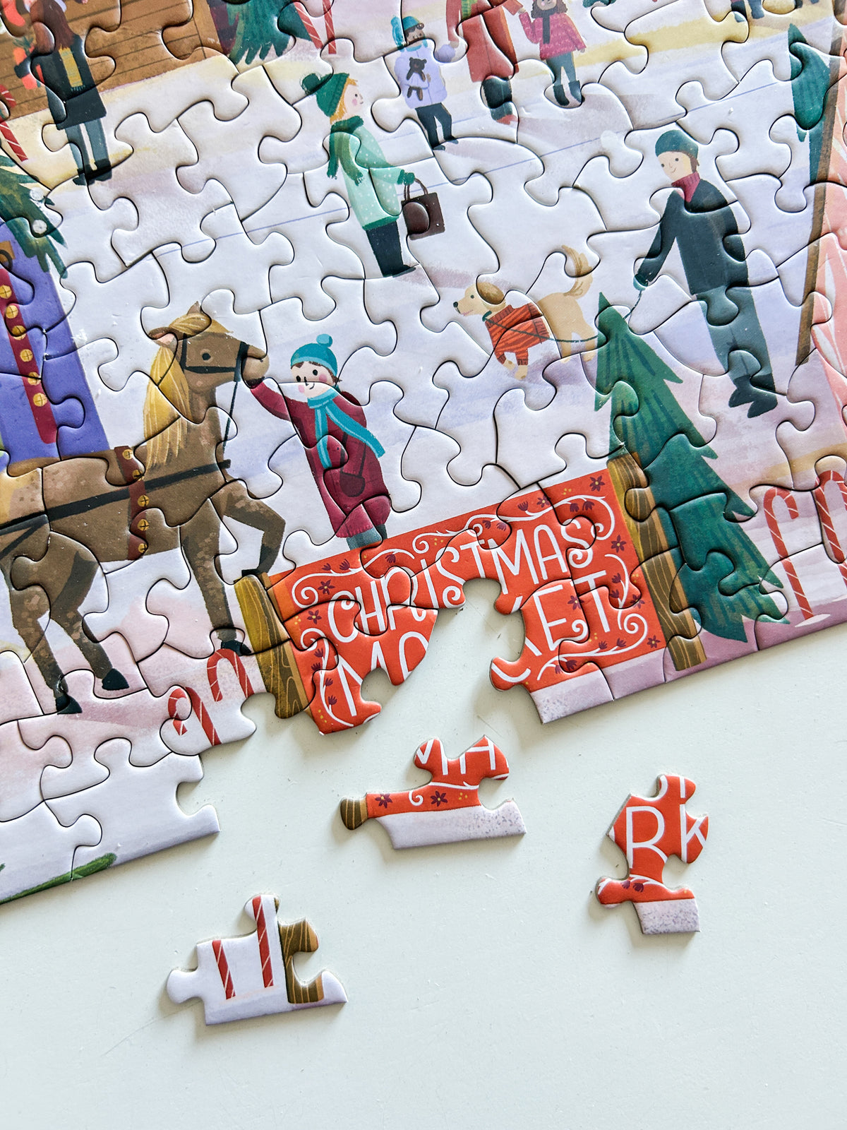Christmas Market 500 Piece Puzzle