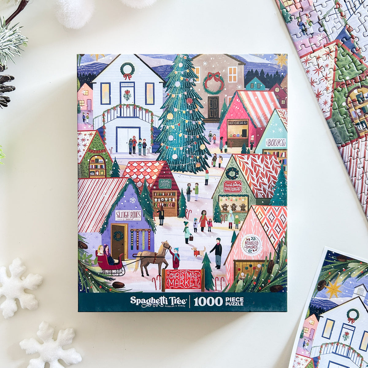 Christmas Market 1000 Pc Puzzle