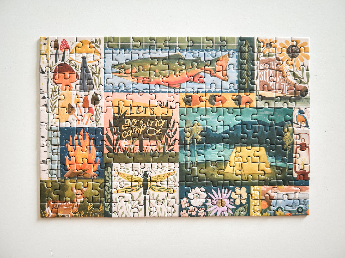 Let's Go Camping 150 Pc Mini Puzzle