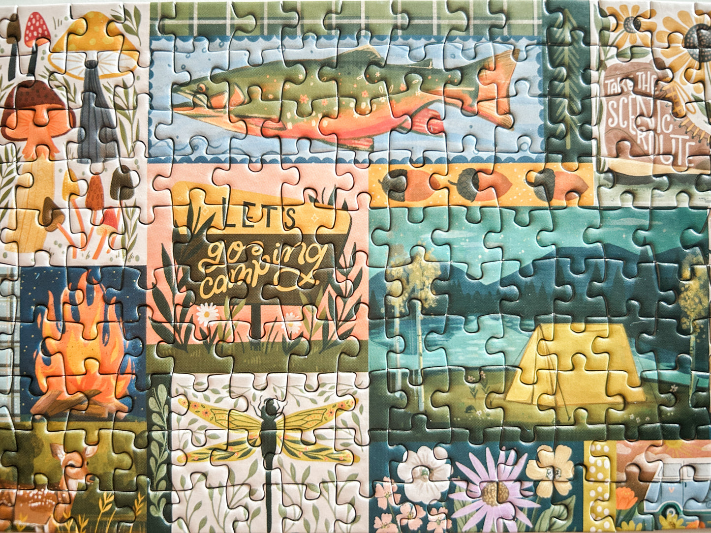 Let's Go Camping 150 Pc Mini Puzzle