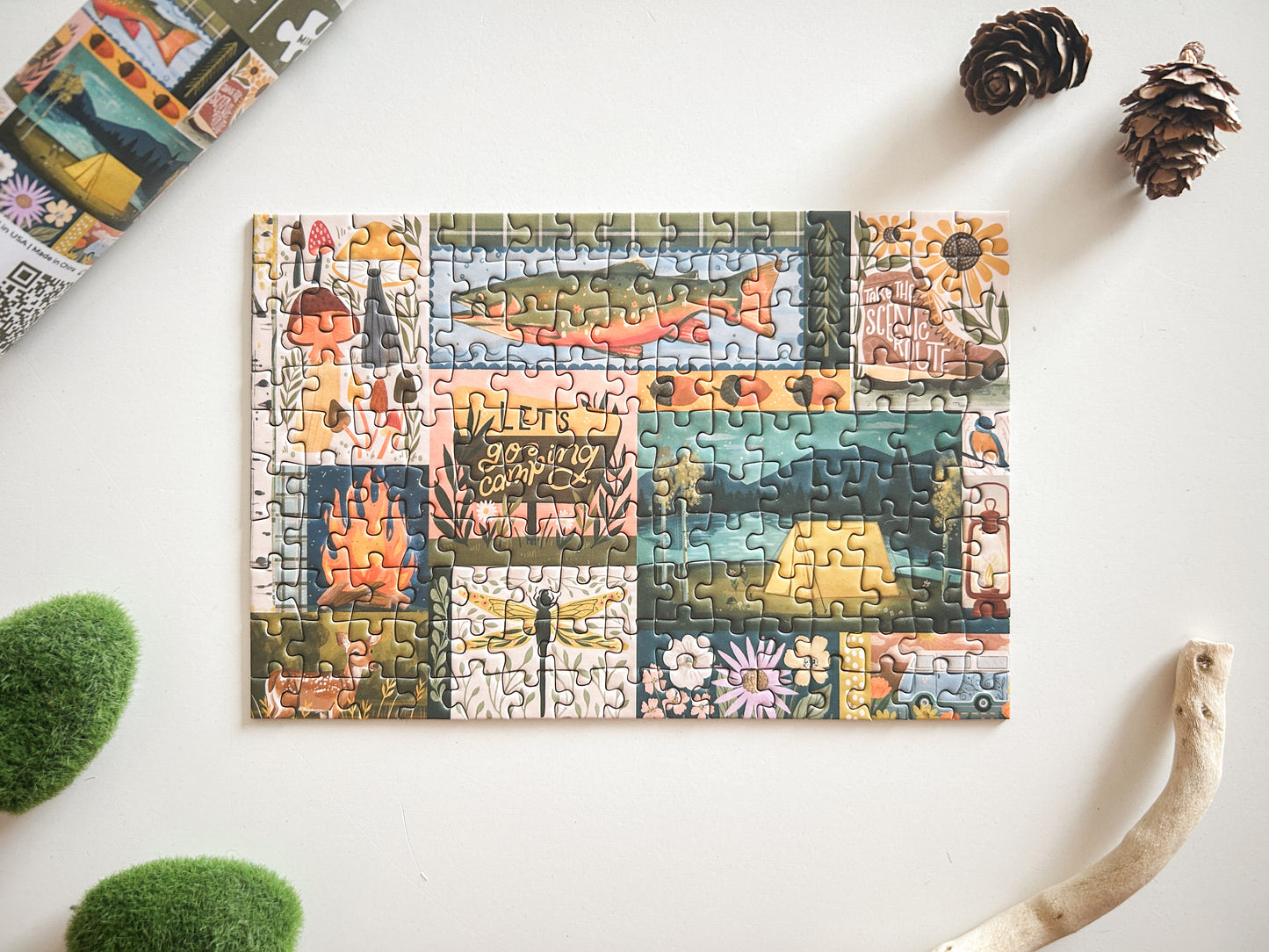 Let's Go Camping 150 Pc Mini Puzzle