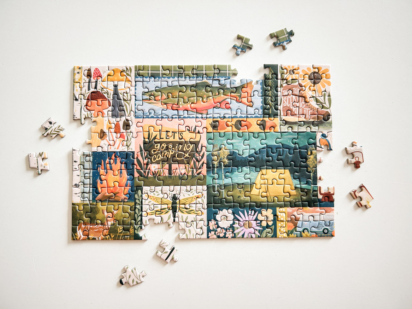 Let's Go Camping 150 Pc Mini Puzzle