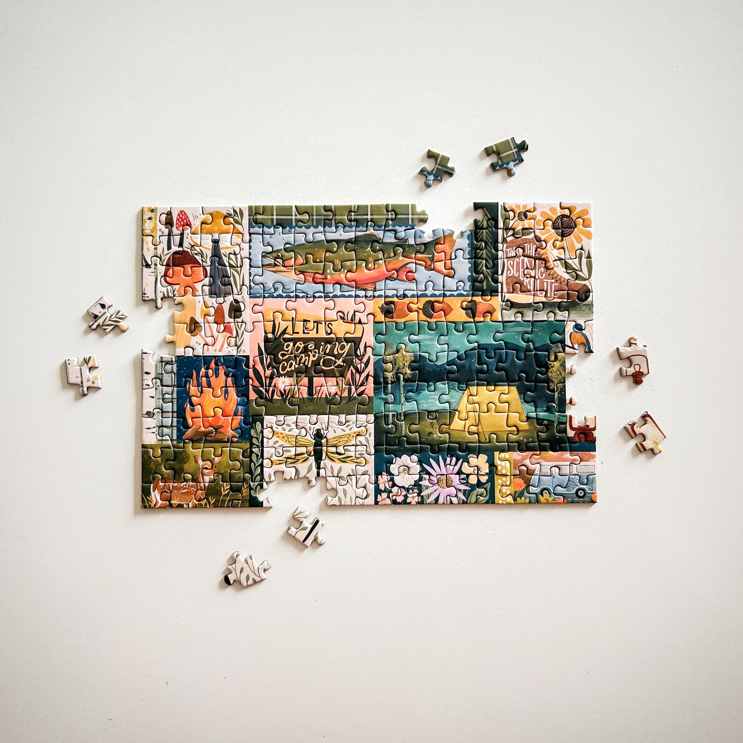 Let's Go Camping 150 Pc Mini Puzzle