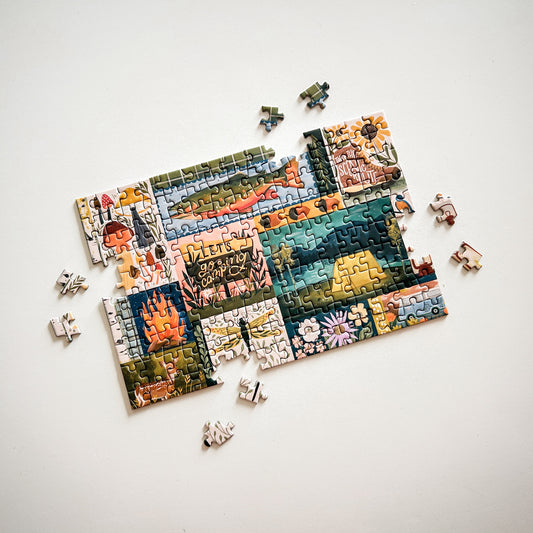 Let's Go Camping 150 Pc Mini Puzzle