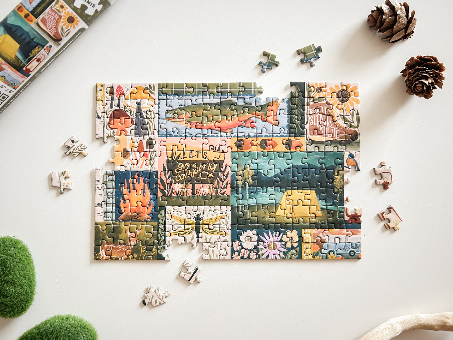 Let's Go Camping 150 Pc Mini Puzzle